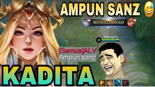 AMPUN SANZ ⁉️ LAAPAIYAK KADITA GUA MODE SANZ 🥶 #kadita #kaditagameplay #tutorialkadita #sanz