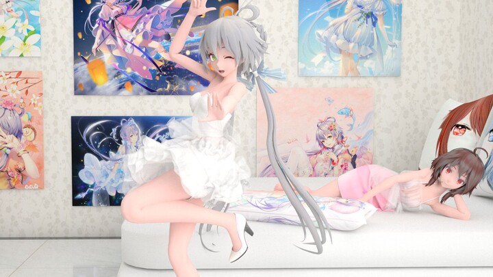 [Tianyi/MMD/ผ้า] งานแต่งงานดอกไม้สีขาวบริสุทธิ์ของ Tianyi - Tianyisheng He Zuo