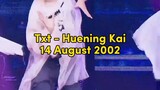 Txt Huening Kai 14 August 2002
