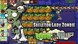 Boss #2 (Skeleton Lady Zombie) Plants vs Zombies Chinese Android Mobile Games Gameplay