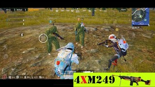 squads with 4 M249 ending | PUBG Mobile