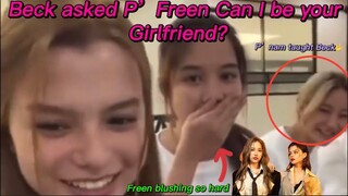 Beck Asked P’freen that can she be Freen girlfriend | #gaptheseries #freenbeck #gapyuri #gl #douyin