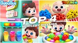 Top 4 Nursery Rhymes On Yes! Neo - ABC Vending Machine | BabyBus Dub English!