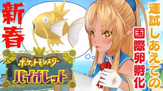 【ポケモンSV】新年の運試し！金コイキングを孵化して今年の運気をあげたい！【不知火フレア/ホロライブ】