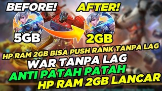 Cara Ampuh Mengatasi Lag Patah Patah Mobile legends HP Ram 2/16 GB & HP 3/32 GB