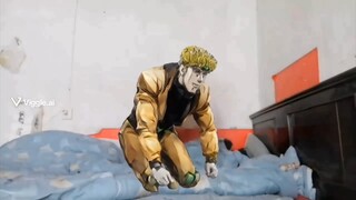 我又幻想了，幻想一个压路机把承太郎碾扁，战胜了命运，幻想和神父一起完成天堂计划，成为了统治世界的恶人救世主