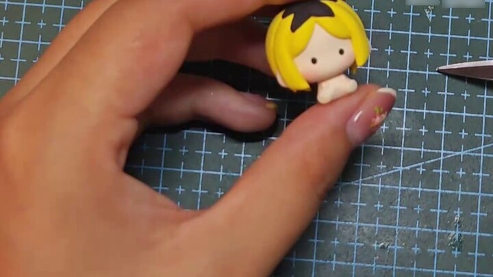 [Haikyuu!][Super Light Clay][Clay Tutorial] The process of grinding small beans, dear audience, come