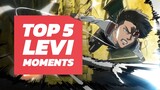 Top 5 Levi Ackerman Moments | Attack on Titan