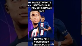 MARKET UPDATE!! REKOMENDASI PEMAIN TERBAIK DIBAWAH 10 JUTA  FIFA MOBILE | FIFA MOBILE INDONESIA