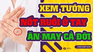 Nốt Ruồi Ở Tay Nam Nữ, Thông Minh Tài Giỏi, Nốt Ruồi Ở Tay Ăn May Cả Đời