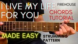 Firehouse - I Live My Life For You Chords (Guitar Tutorial) for Acoustic Cover