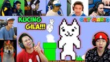 REAKSI KOCAK ACI GAMESPOT & MIAWAUG BERMAIN KUCING GIL4 | Cat Mario Indonesia