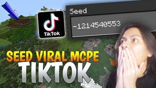 MENCOBA SEED MCPE YANG VIRAL DI TIKTOK 2021 ! Wah isinya,Cocok untuk survival dan speedrun ? #28