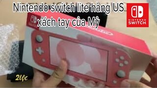 Đập họp và Setup Nintendo switch lite hàng US