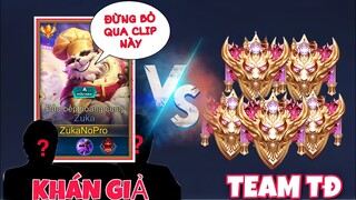 QUÁ CĂNG ! TOP 1 Zuka Team 5 Cùng Khán Giả Vô Tình Đụng Độ Team Thách Đấu [ Trận Đấu Đáng Xem Nhất ]