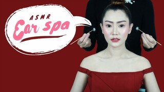 ASMR ไทย ร้านสปาหู พี่น้ำชา นวดหู แคะหู ตัดขนหู 👂🏻 ASMR Ear Cleaning Spa Binaural