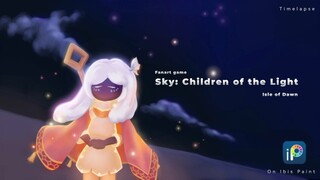 FANART || Game Sky: Children of The Light || Timelapse on Ibis Paint