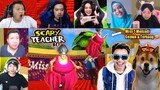Reaksi Gamer Ngeprank Miss T Menjadi Gemuk & Terbang, KOCAK ABIS!!! 😂 | Scary Teacher 3D Indonesia
