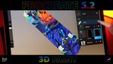 PROCREATE 5.2 New features | 3D Paint | กับงาน 3D ลอง Import รูปเข้ามาวางในงาน 3D จะได้ไม๊?