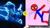 Sonic vs Stickman | Best Falls | Stickman Dismounting Funny Moments #10