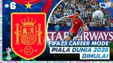 FIFA 23 Spain Career Mode | Fase Grup Piala Dunia 2026! Para Pemain Muda Spanyol Siap Tempur #6