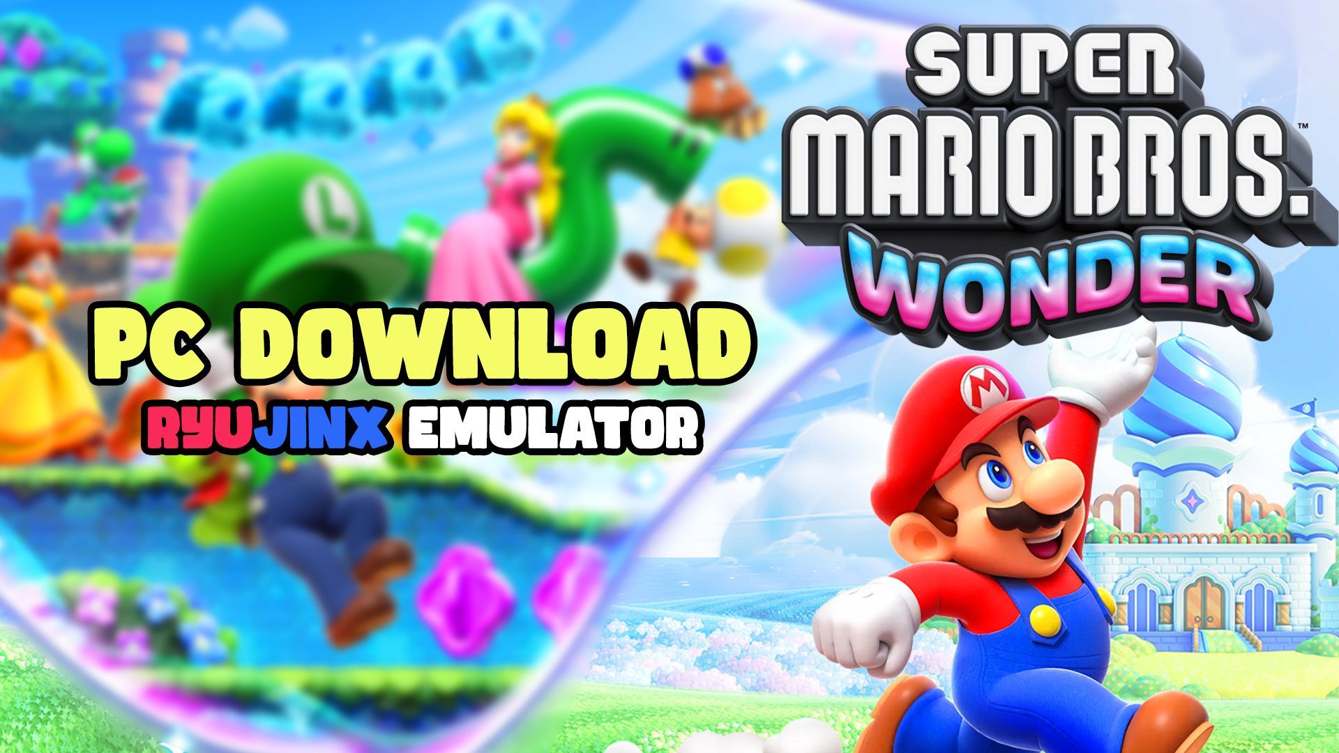 Super Mario Wonder is (already) playable on PC through Ryujinx