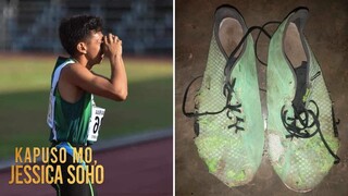 Binata, nakasungkit ng mga medalya pero ang sapatos, luma at tinahi-tahi?! | Kapuso Mo, Jessica Soho