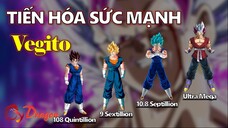 Quá trình tiến hóa sức mạnh của Vegito