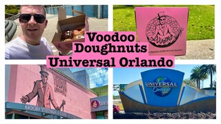 Universal Orlando Budget Trip Voodoo Doughnut Food Review