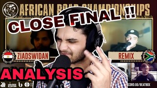 ZIADSWIDAN vs REMIX | African Roar Championship 2020 | FINAL REACTION