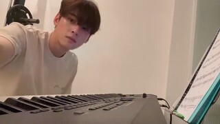 Cha Eun Woo in the piano room