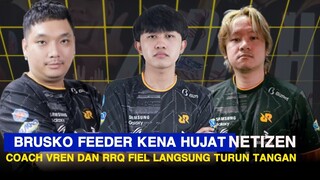 RRQ BRUSKO FEEDER KENA HUJAT NETIZEN DI TURNAMEN RUSIA, COACH VREN DAN FIEL LANGSUNG TURUN TANGAN