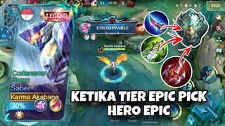 KETIKA TIER EPIC PICK HERO EPIC SABER HYPER