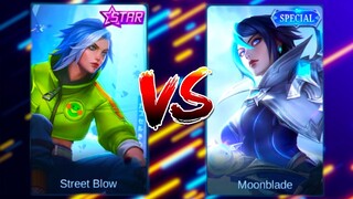 Benedetta Moonblade Special Skin VS Street Blow Starlight Skin | MLBB Comparison