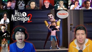 Reaksi Gamer Melihat Om Kumis Menculik Bocil Di Intro Game Hello Neighbor 2