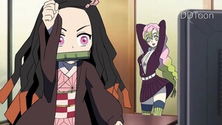 [MAD]Mitsuri & Nezuko Berdansa Bahagia di Ruangan|<Demon Slayer>