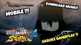 Naruto Shippuden Ultimate Ninja Storm 4 Download for Android Ios |SASUKE GAMEPLAY | Tagalog Tutorial