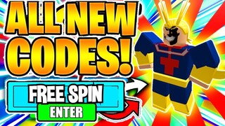 Roblox My Hero Mania All New Codes 2022 August