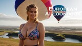[4K] European AI Lookbook- Hot Air Balloon Ride