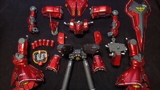 Menambahkan lampu ke Sazabi Gundam, romansa seorang pria, karya pertama Meng Xin yang menambahkan la