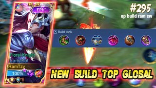 NEW BUILD TOP GLOBAL LANCELOT SO POWERFULL 😱 - LANCELOT MOBILE LEGENDS GAMEPLAY #295