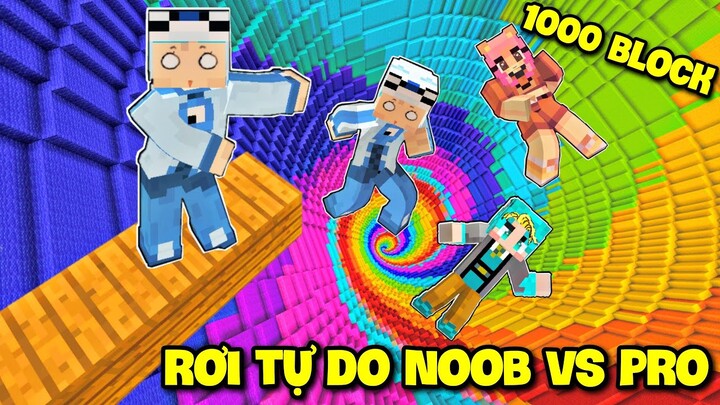 MÈO BÉO CÙNG THÀNH VIÊN MỚI THỬ THÁCH RƠI TỰ DO 1000M SIÊU KHÓ TRONG MINECRAFT