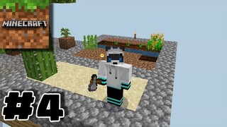 Minecraft PE Skyblock Survival Gameplay Walkthrough Part 4 - Food Farming