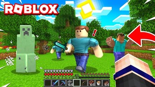 เมื่อ! เกม Minecraft กลายเป็น Roblox เฉยเลย! (Roblox)