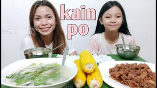 FILIPINO FOOD/PORK HUMBA,SINIGANG SA MISO NA BANGUS AT NILAGANG MAIS