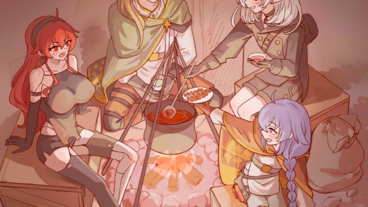 [Re:Zero] Sylphy: Rudy~ After the kids are gone, it would be nice for us to sit around the bonfire l