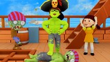 Scary Teacher 3D Pirate Captain Zombie - SupeHero NickHulk Protect Doll Squid Game