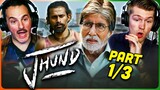 RE-UPLOAD - JHUND Movie Reaction Part (1/3)! | Amitabh Bachchan | Ankush Gedam | Sayli Patil