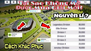 Lý Do Tại Sao Không Mở Được Mùa Giải Mới Và Cách Khắc Phục Dream League Soccer 2021  | NT DLS