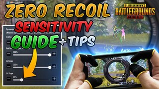 Zero Recoil Sensitivity Settings Guide/Tutorial with HANDCAM (PUBG MOBILE) + Tips and Tricks